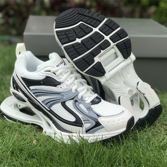 Balenciaga X-Pander Sneaker In Grey, White And Black Mesh And Nylon - DesignerGu