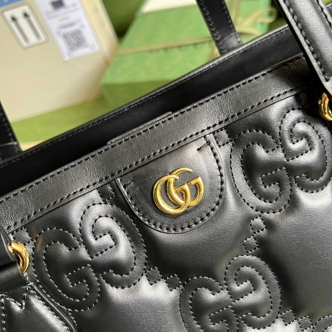 Gucci GG Matelassé Leather Medium Tote(38-28-14cm) - DesignerGu