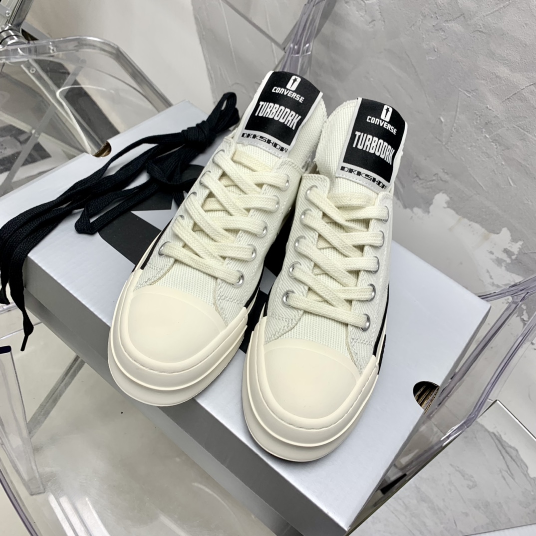 Rick Owensx Converse x  Drkshdw Drkstar Hi Sneakers - DesignerGu