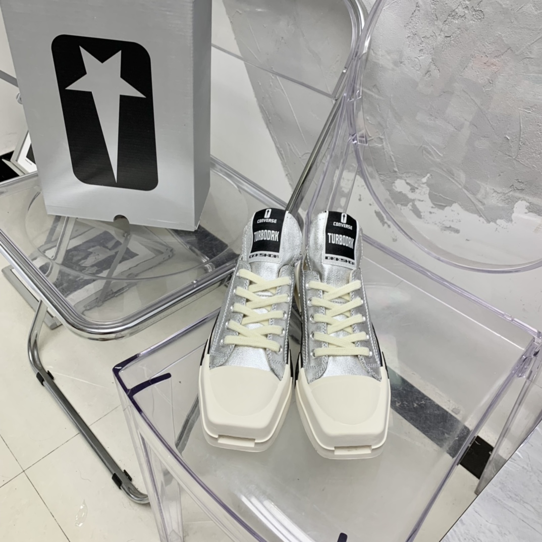 Rick Owens x Converse x  Drkshdw Turbodrk Sneakers - DesignerGu