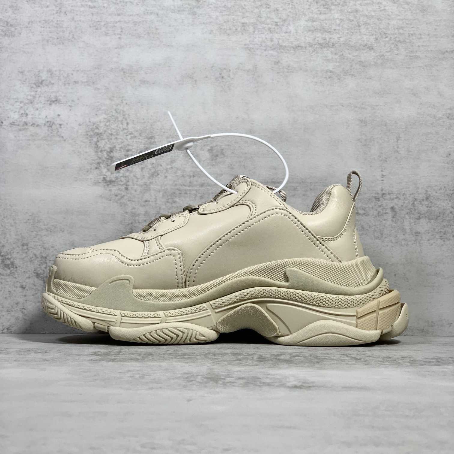 Balenciaga Triple S Sneaker In Beige Technical Material - DesignerGu