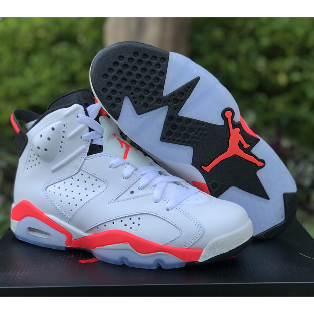 Air Jordan 6 ＂Infrared＂Sneaker     384664-123 - DesignerGu