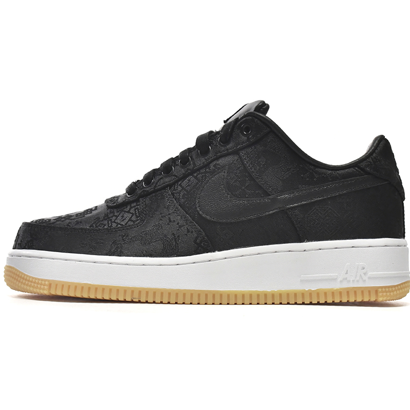 Nike Air Force 1 Low Fragment Design x Clot Black Silk Sneaker     CZ3986-001 - DesignerGu