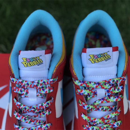 LeBron James x Nike Dunk Low “Fruity Pebbles” Sneaker     DH8009-600  - DesignerGu