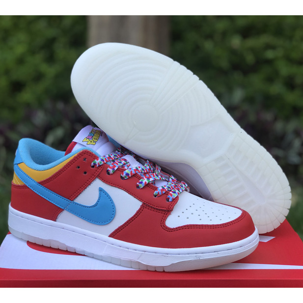 LeBron James x Nike Dunk Low “Fruity Pebbles” Sneaker     DH8009-600  - DesignerGu