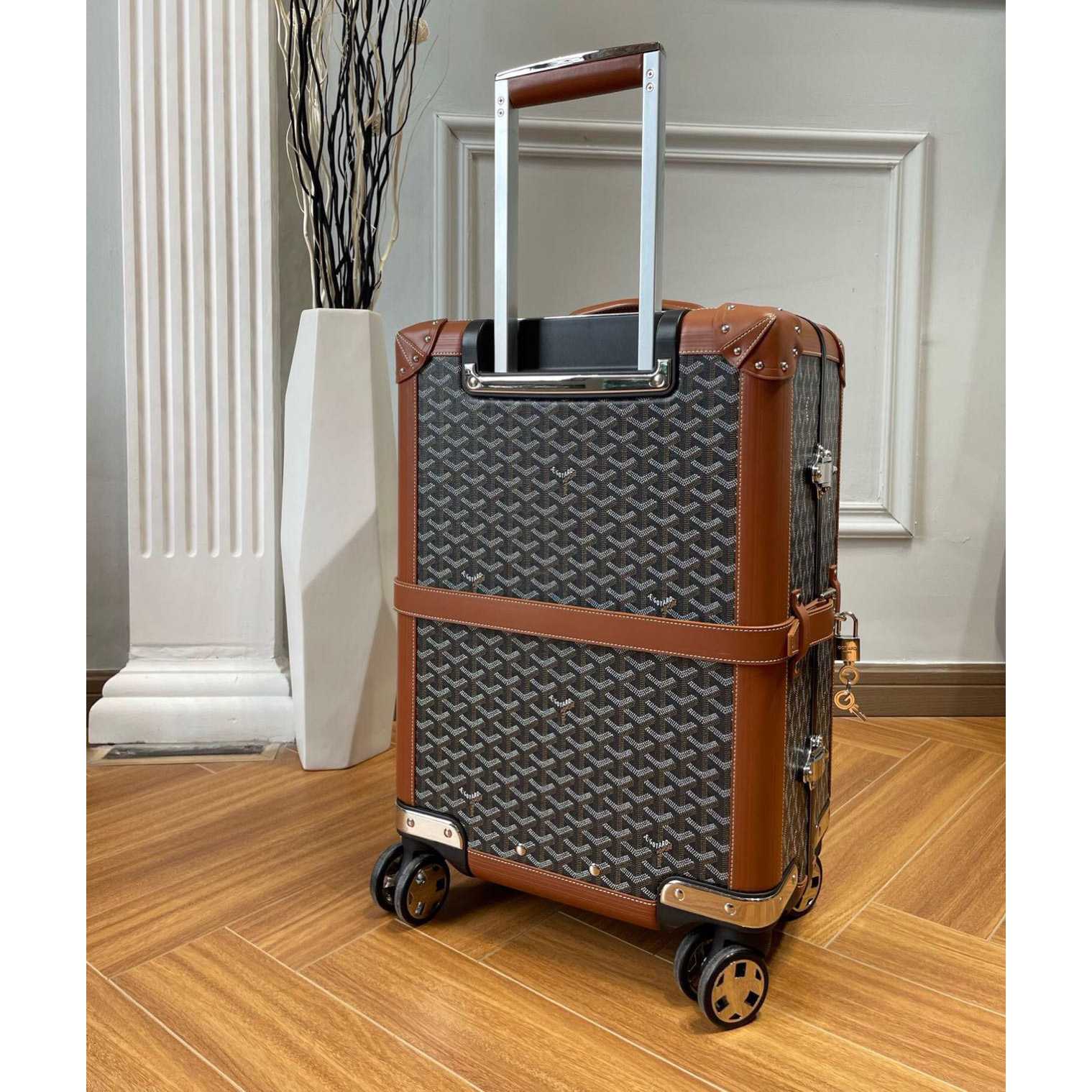 Goyard Bourget PM Trolley Case(37-27-55cm) - DesignerGu