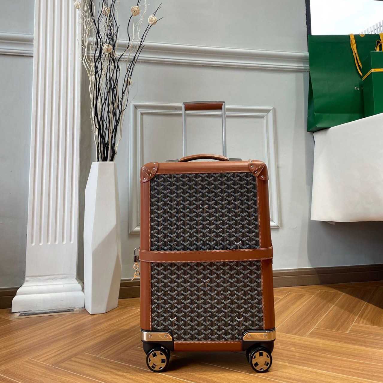 Goyard Bourget PM Trolley Case(37-27-55cm) - DesignerGu