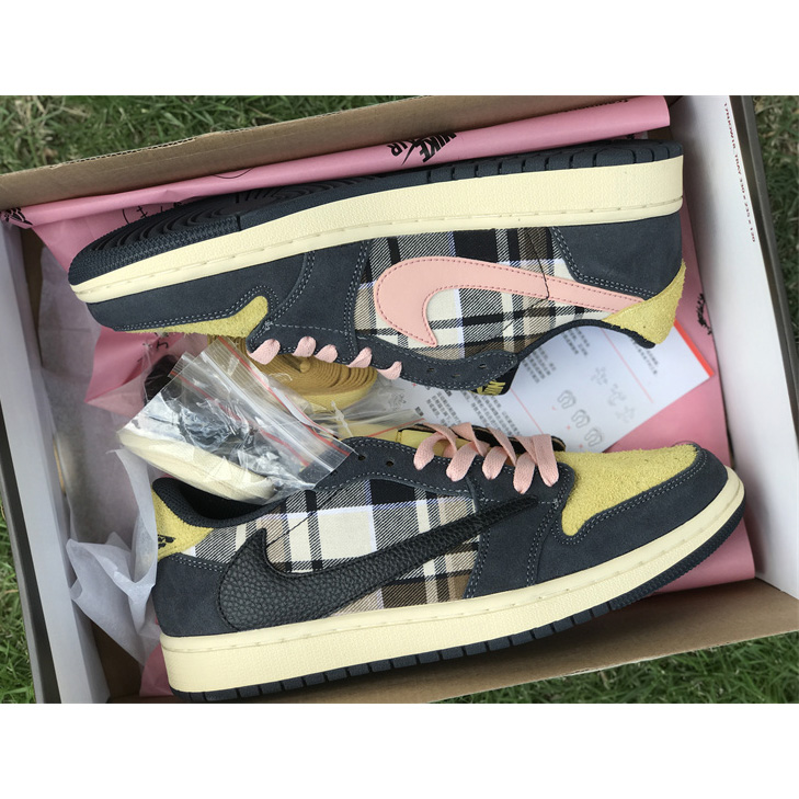 Fragment x Travis Scott x  Air Jordan 1 Low Sneaker  CQ4277-618 - DesignerGu