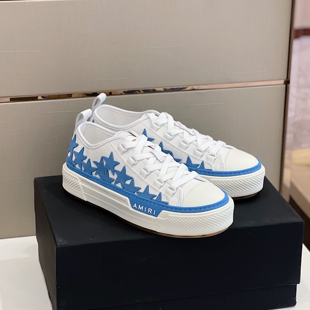 Amiri Stars Court Low Top Sneaker - DesignerGu