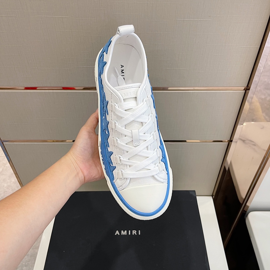 Amiri Stars Court Low Top Sneaker - DesignerGu