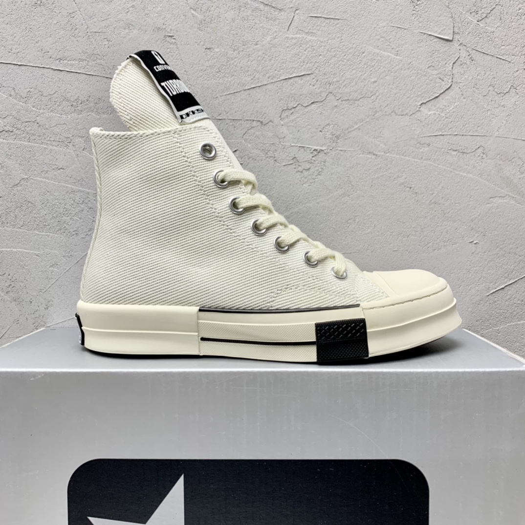 Rick Owensx Converse x  Drkshdw Drkstar Hi Sneakers - DesignerGu