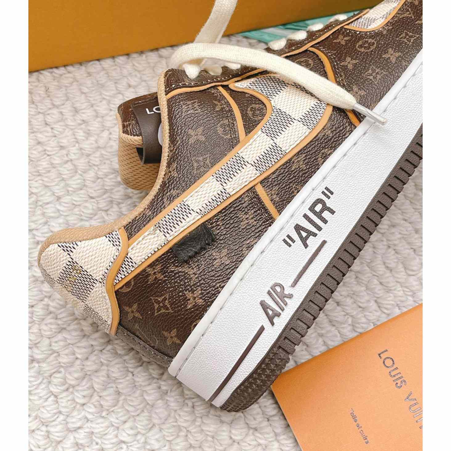 Louis Vuitton X Nike Air Force 1 Sneaker - DesignerGu