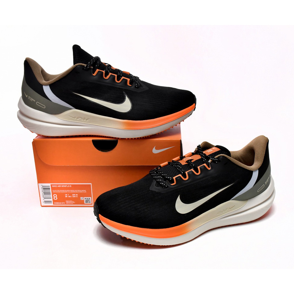 Nike Air Winflo 9 Black Coconut Milk Sneaker     DX6040-071 - DesignerGu