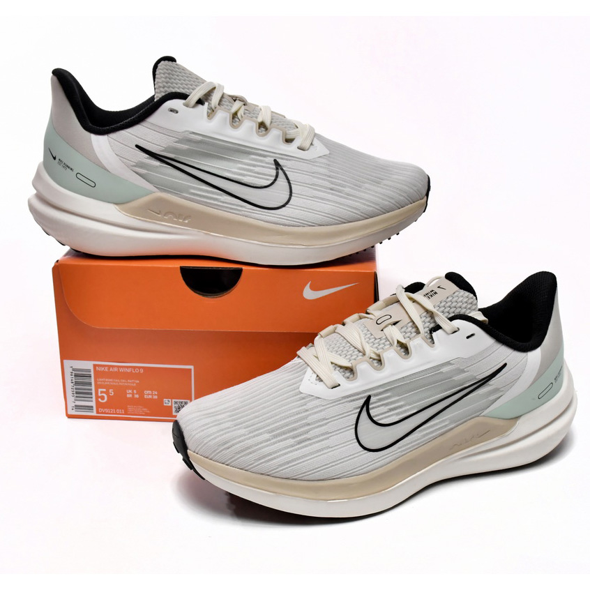 Nike Air Winflo 9 Light Grey Beige Light Green Sneaker      DV9121-011 - DesignerGu