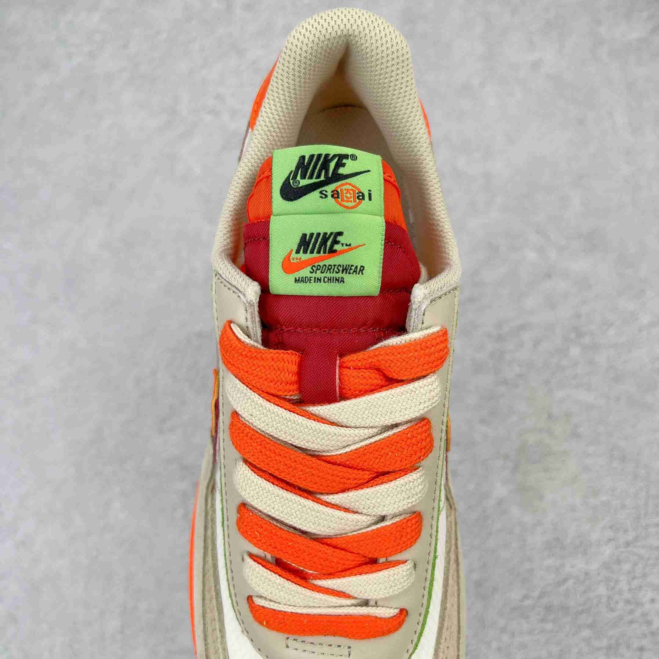 Clot × Sacai × NK LDWaffle'Net Orange Blaze' Sneaker     DH1347-100 - DesignerGu