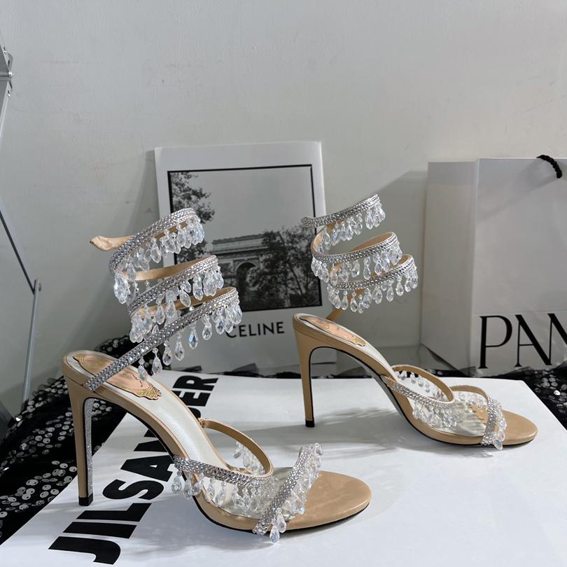 Rene Caovilla Stiletto Heel Sandals - DesignerGu