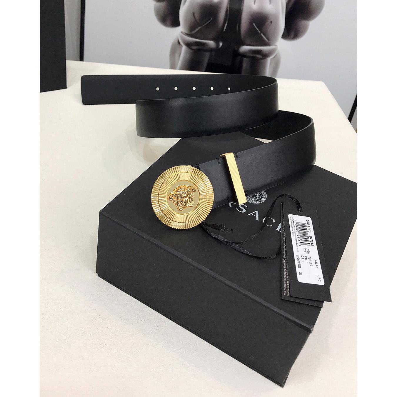 Versace Medusa Biggie Belt  40mm - DesignerGu