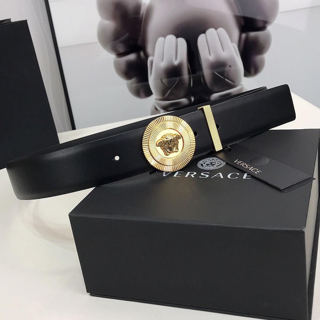 Versace Medusa Biggie Belt  40mm - DesignerGu