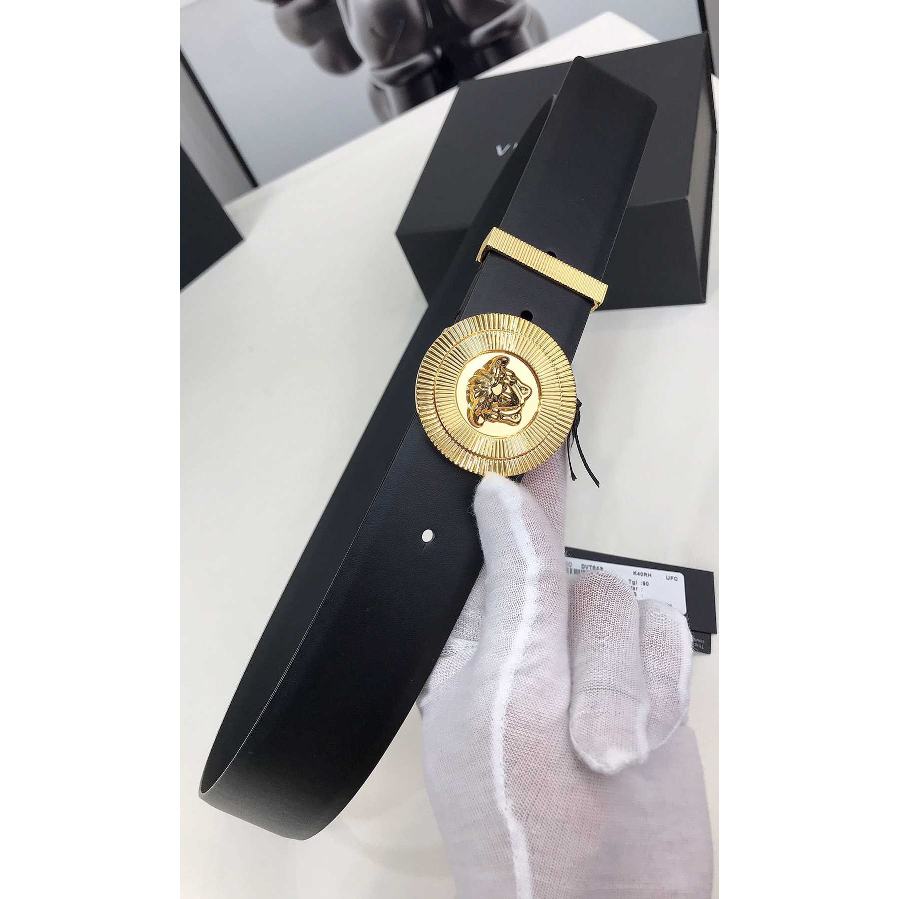 Versace Medusa Biggie Belt  40mm - DesignerGu