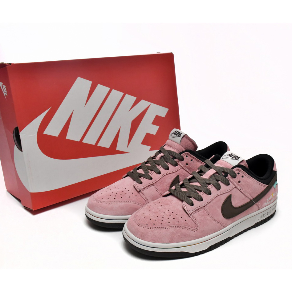 Nike SB Dunk Low AE86 Pink Sneaker   DD1391-105 - DesignerGu