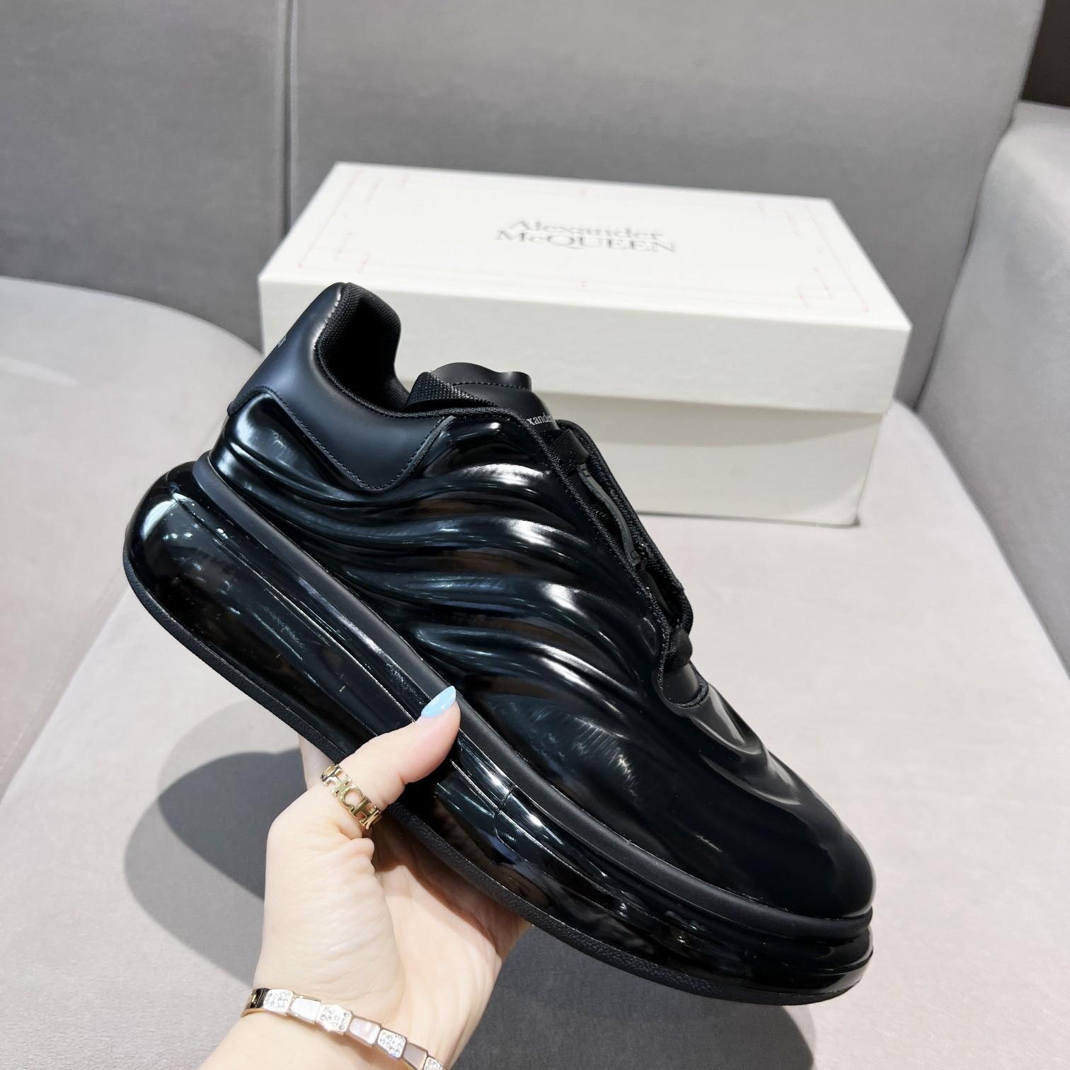 Alexander Mqueen Oversized Sneaker In Black - DesignerGu