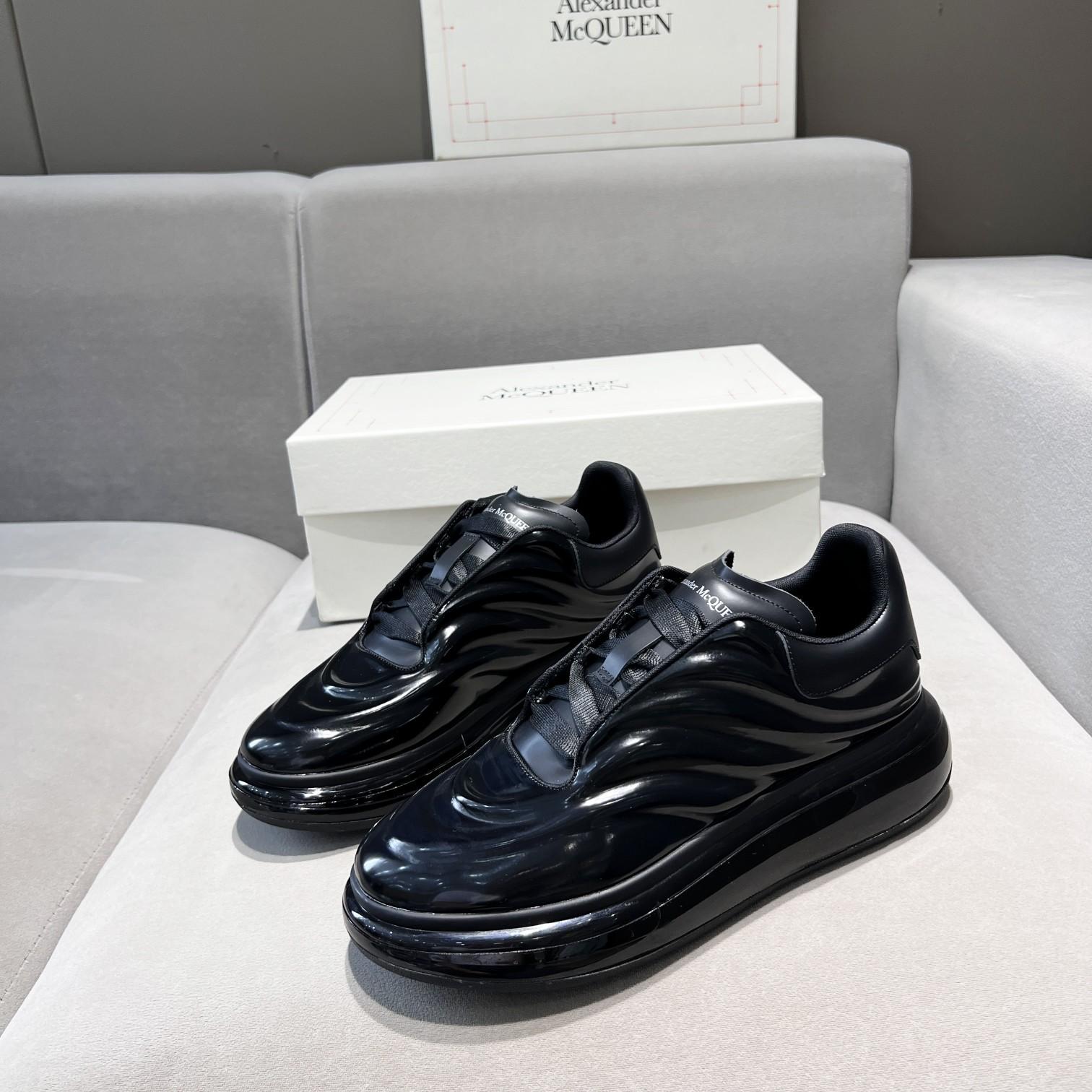 Alexander Mqueen Oversized Sneaker In Black - DesignerGu