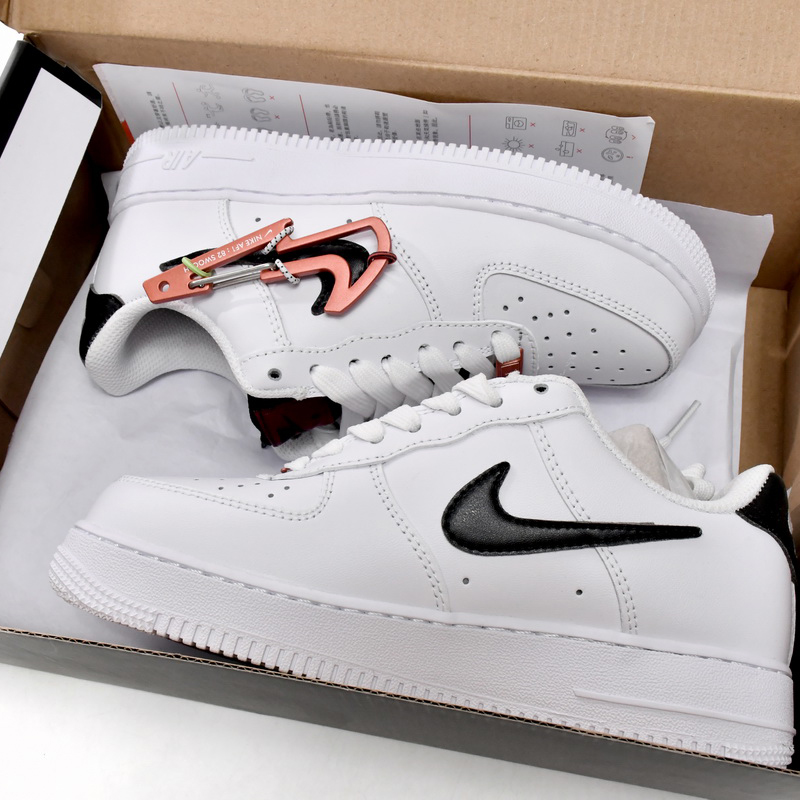 Nike Air Force 1 Low Carabiner Swoosh Sneaker     DH7579-100 - DesignerGu