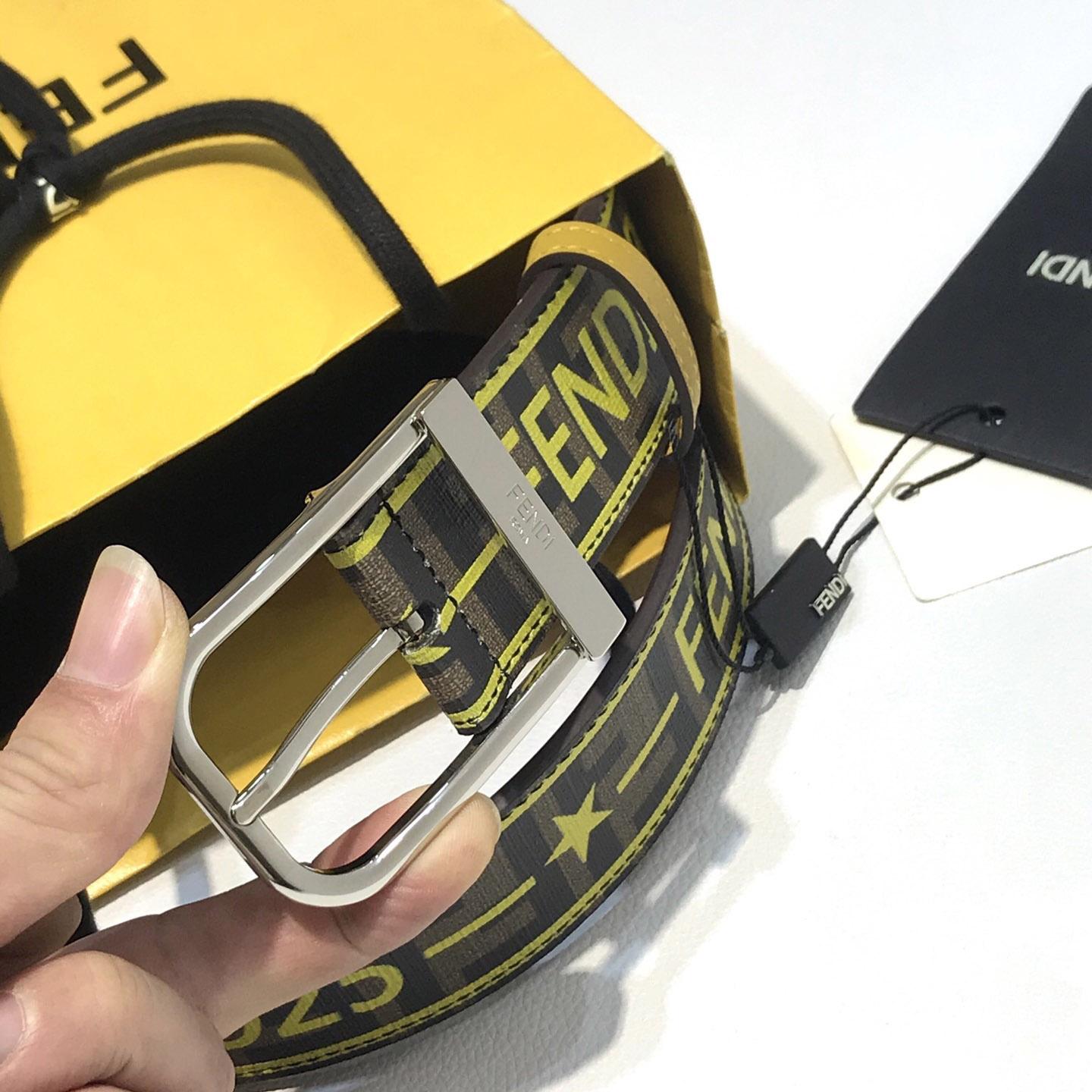 Fendi Reversible Leather Belt - DesignerGu