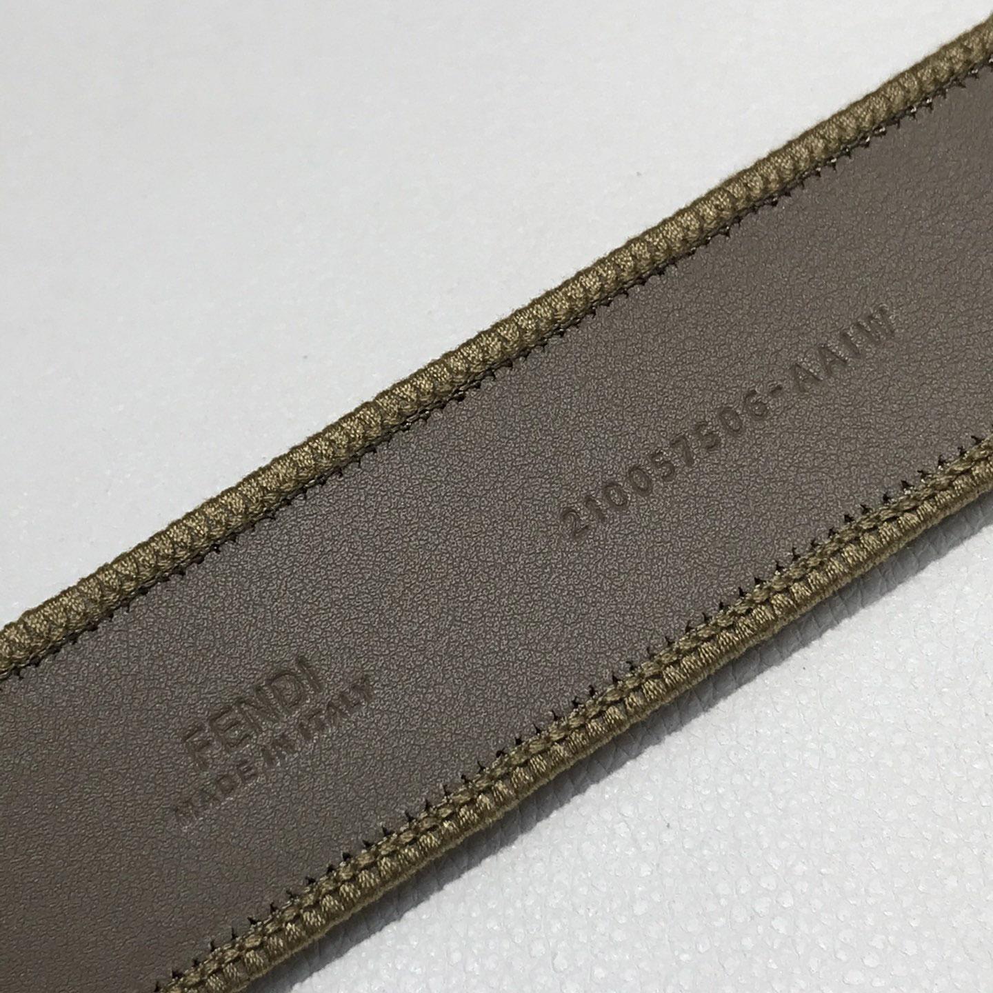 Fendi FF Jacquard Fabric Belt - DesignerGu