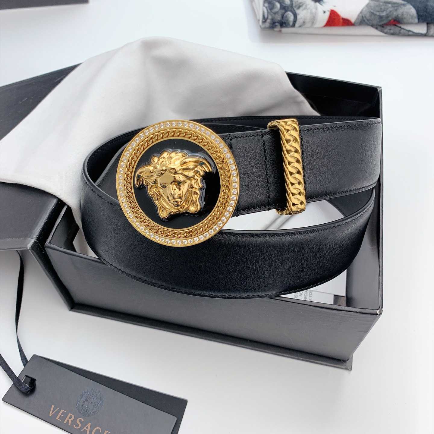 Versace Medusa Biggie Belt - DesignerGu