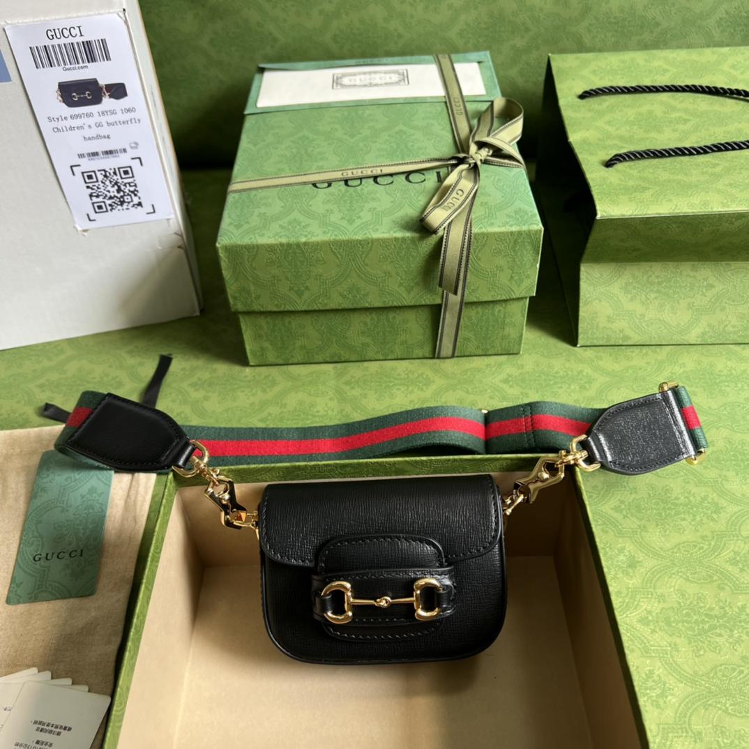 Gucci Horsebit 1955 Strap Wallet(12-9-4cm) - DesignerGu