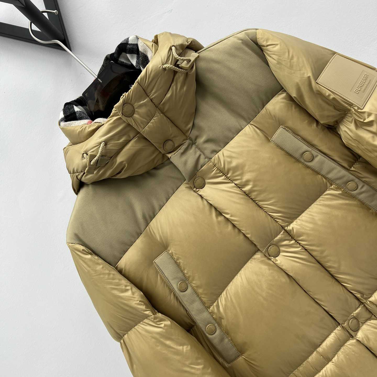 Burberry Logo Appliqué Nylon Puffer Coat - DesignerGu