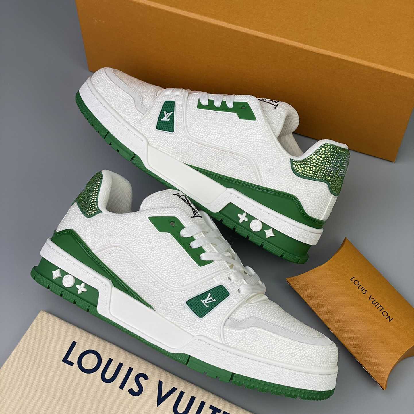 Louis Vuitton LV Trainer Sneaker     - DesignerGu