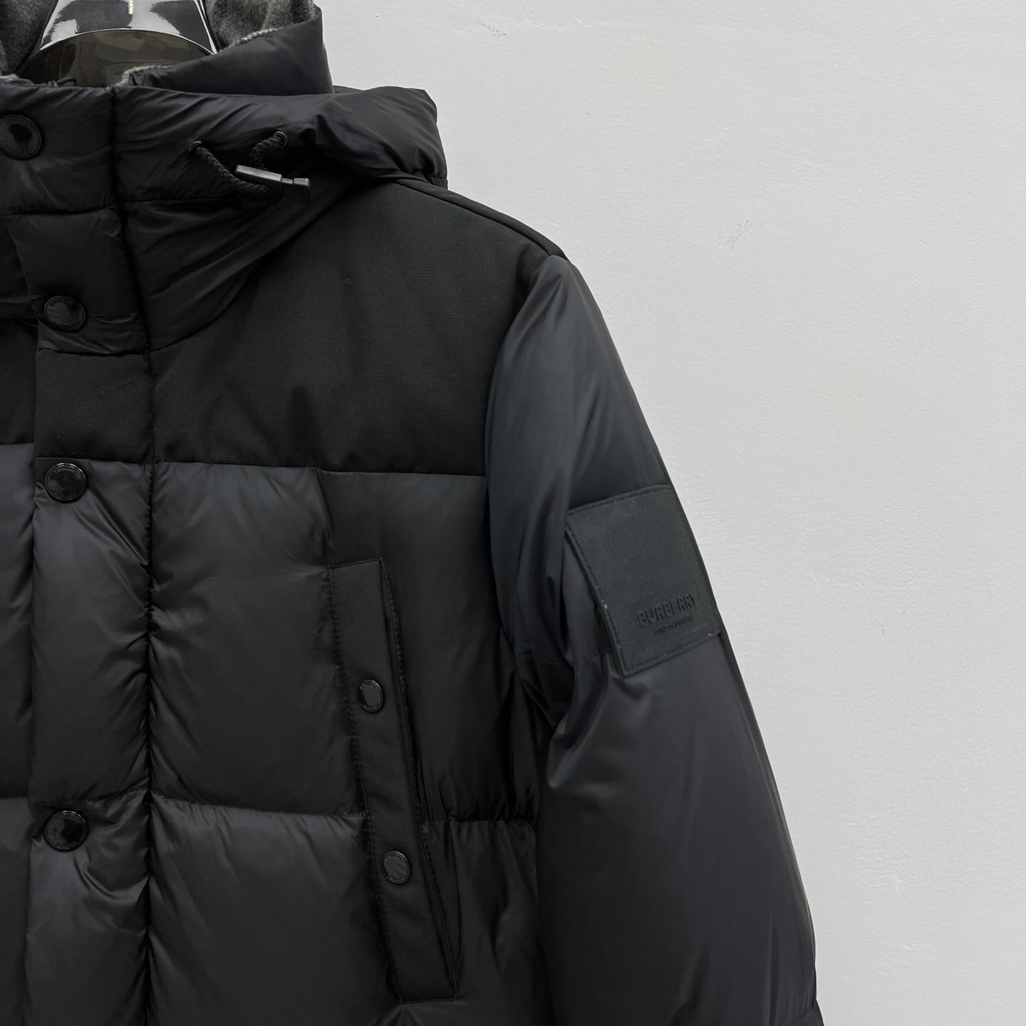 Burberry Logo Appliqué Nylon Puffer Coat - DesignerGu