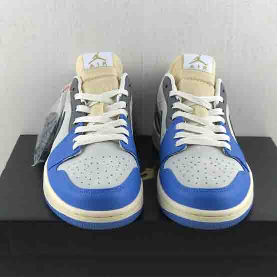 Air Jordan 1 Low “UNC Grey” Sneaker     DZ5376-469 - DesignerGu