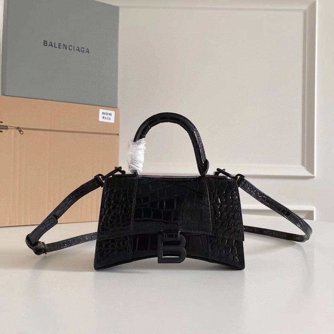 Balenciaga Hourglass Small Handbag  (23-10-14cm) - DesignerGu