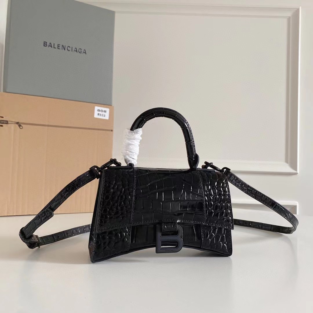 Balenciaga Hourglass Small Handbag  (23-10-14cm) - DesignerGu