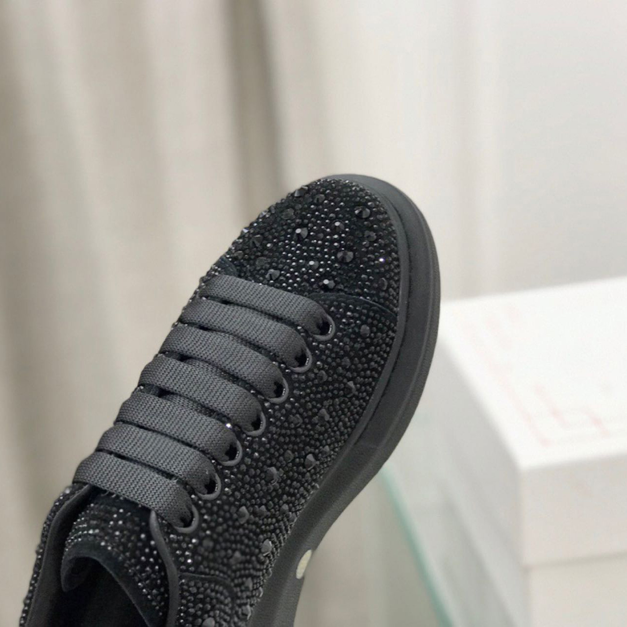 Alexander Mqueen Glitter Oversized Sneakers - DesignerGu