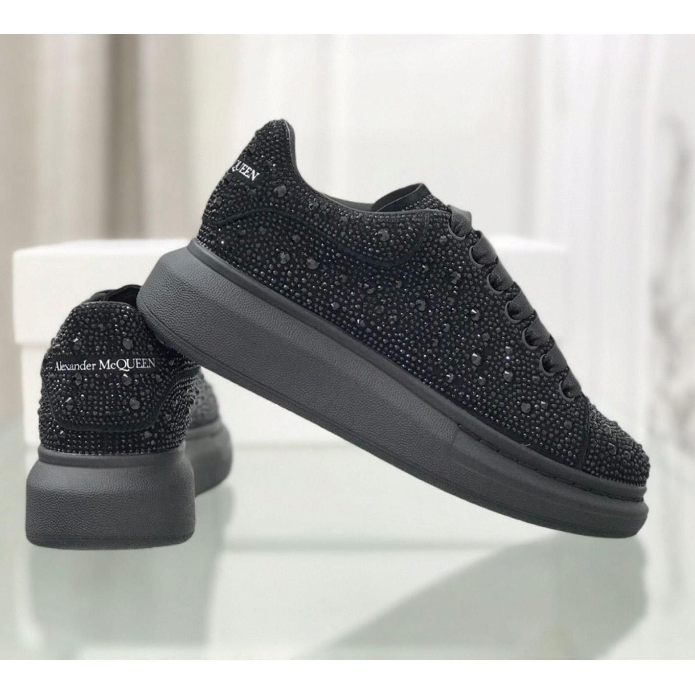 Alexander Mqueen Glitter Oversized Sneakers - DesignerGu