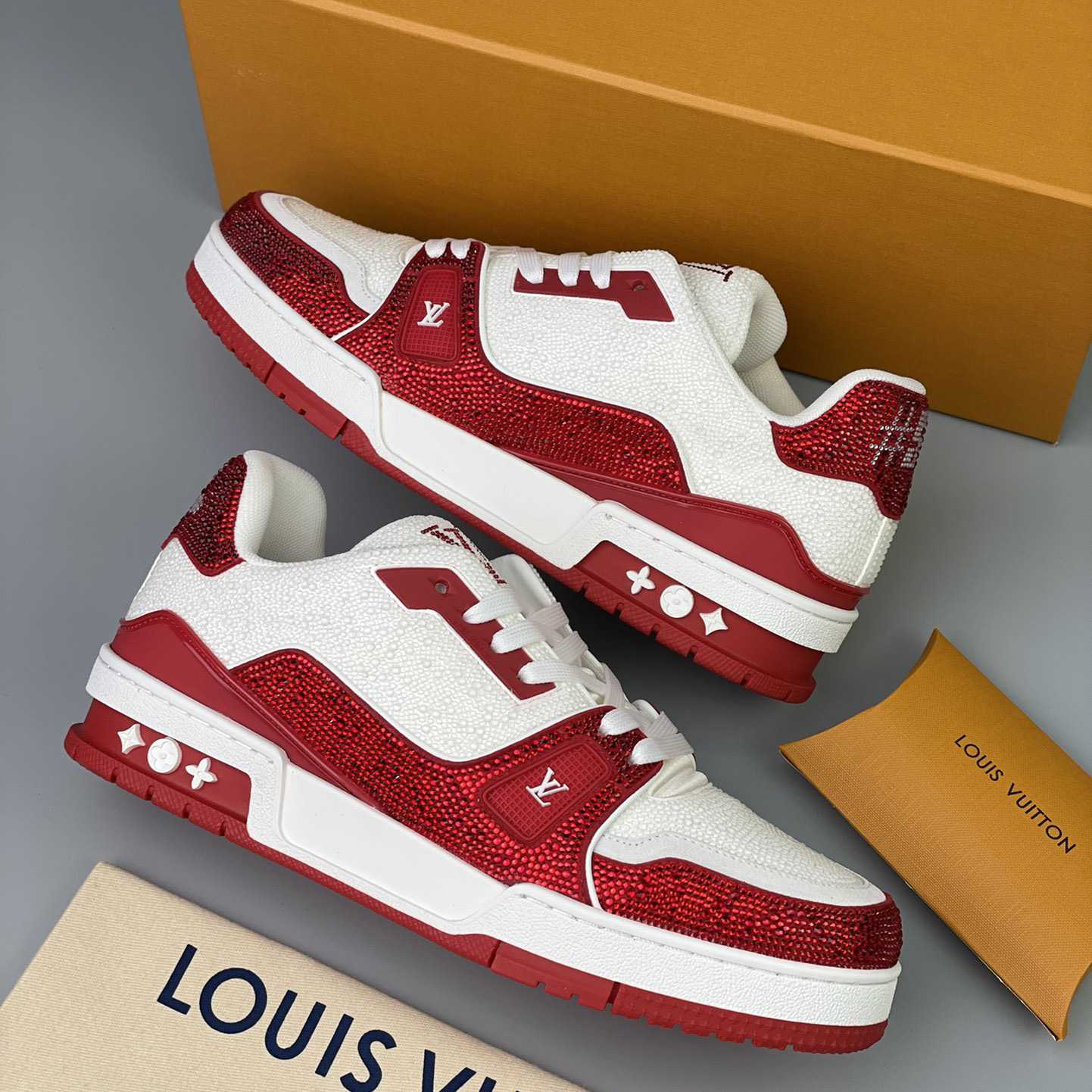 Louis Vuitton LV Trainer Sneaker     - DesignerGu