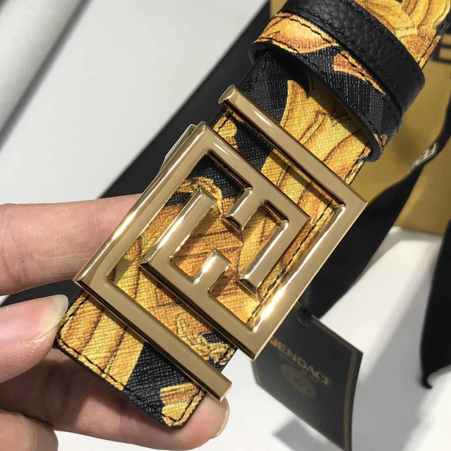 Versace Fendace Reversible Belt - DesignerGu