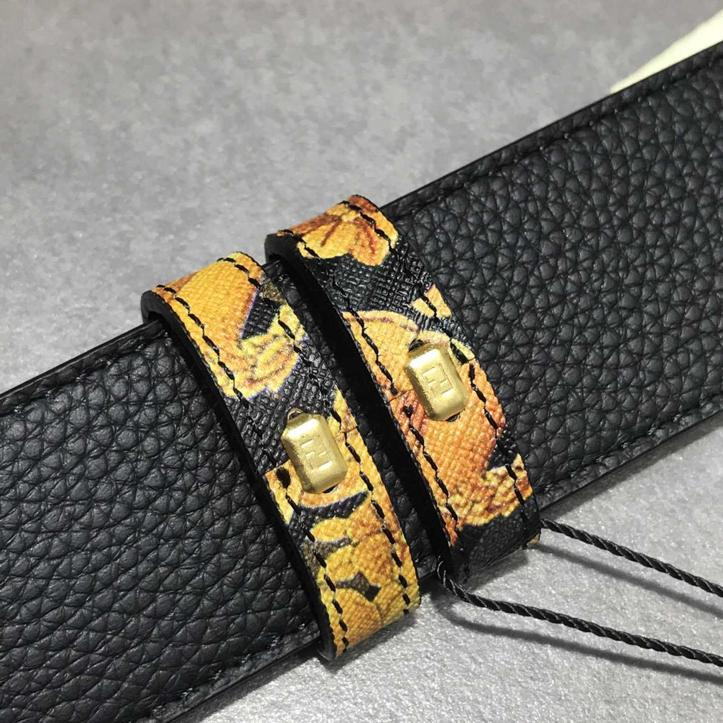 Versace Fendace Reversible Belt - DesignerGu