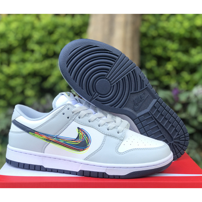 Nike SB Dunk Low "3D Swoosh" Sneaker     DV6482-100  - DesignerGu