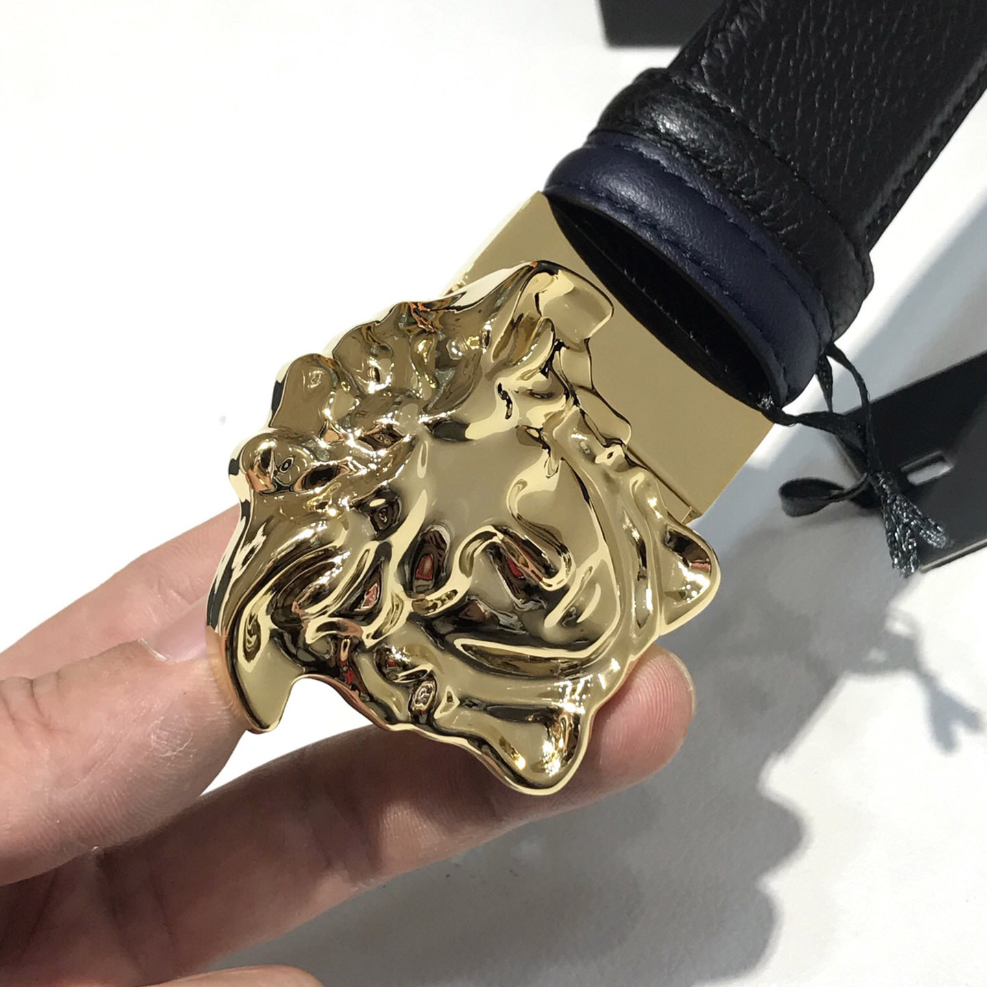 Versace Reversible Leather Belt  - DesignerGu