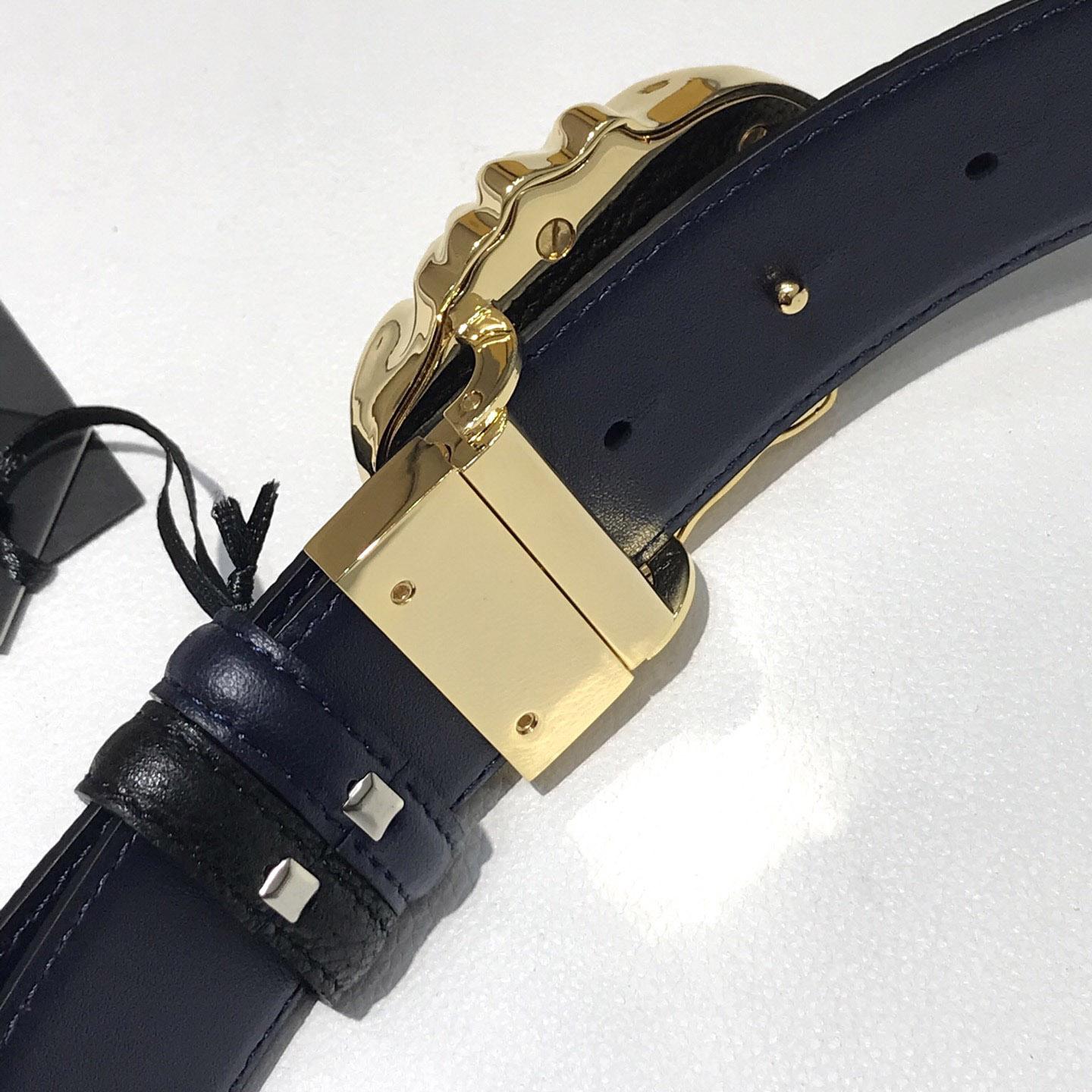 Versace Reversible Leather Belt  - DesignerGu