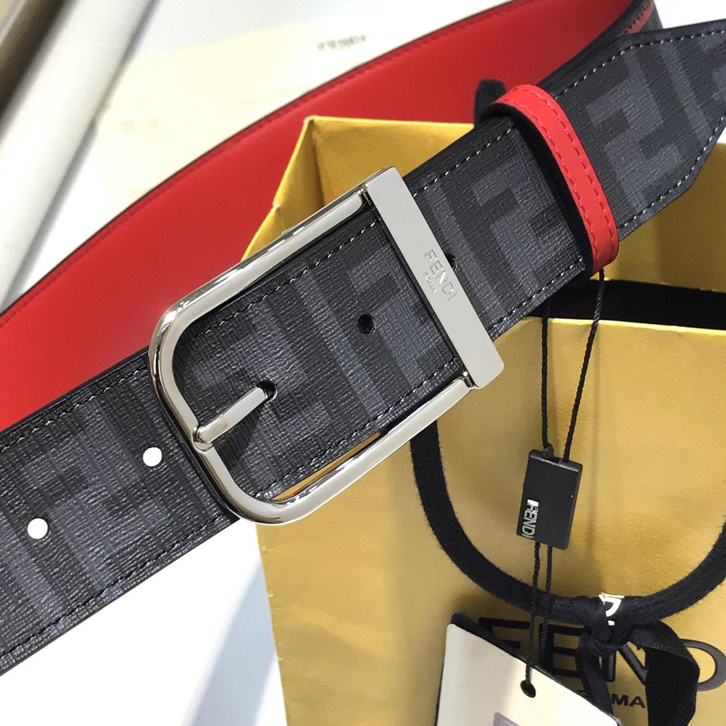 Fendi Reversible Leather Belt - DesignerGu