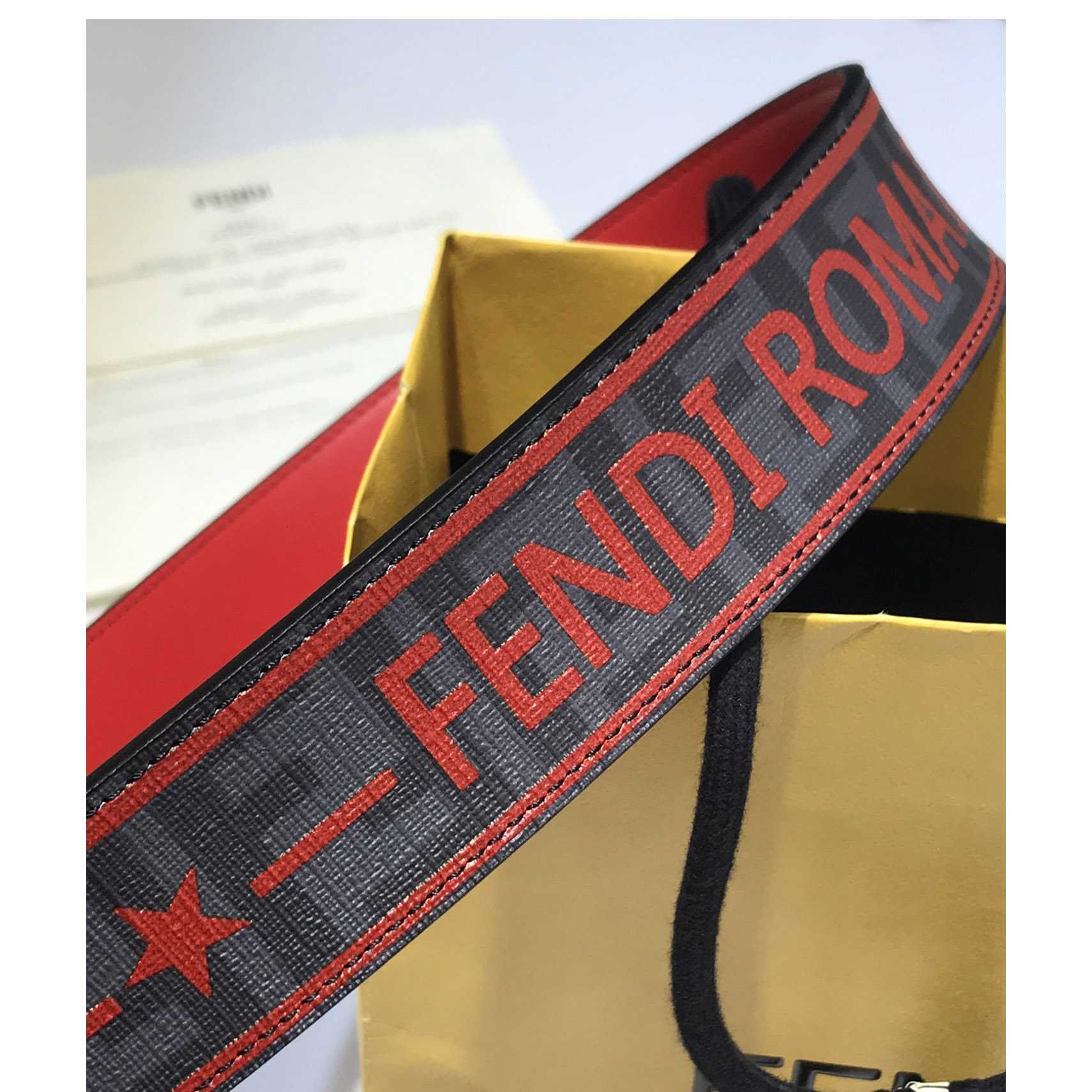 Fendi Reversible Leather Belt - DesignerGu