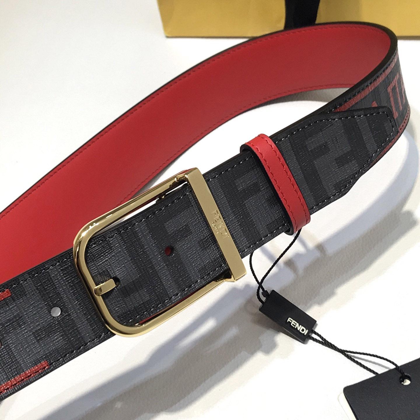 Fendi Reversible Leather Belt - DesignerGu