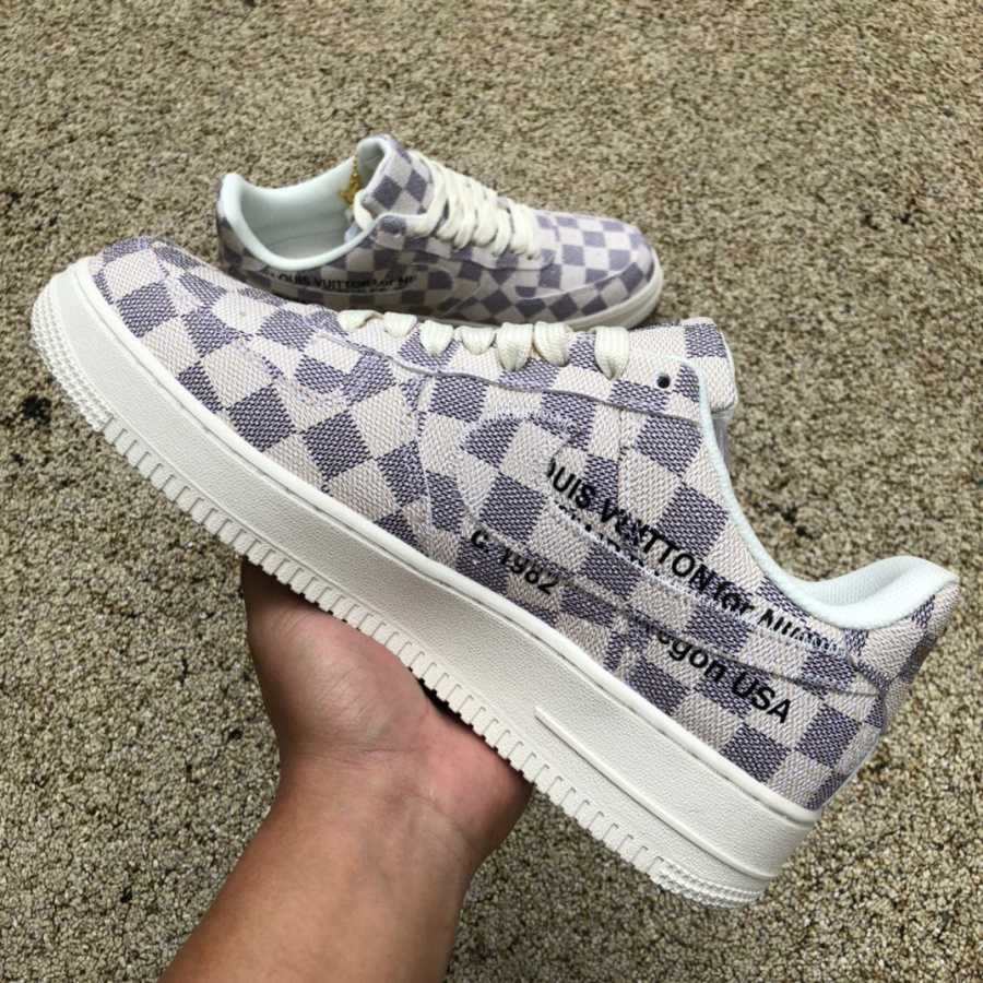 Louis Vuitton LV x Nike Air Force 1 x off-White Sneaker       LV DJ46 - DesignerGu