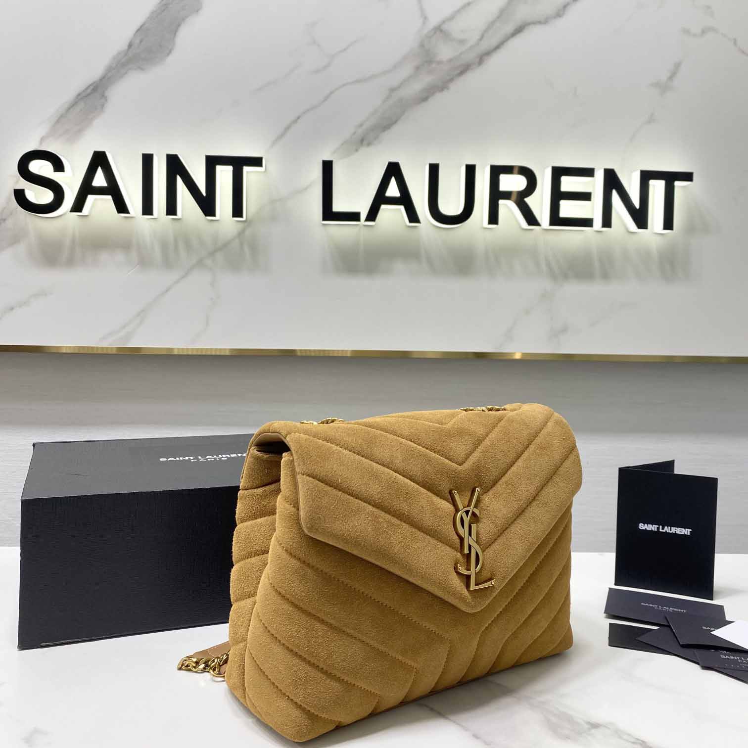 Saint Laurent Loulou Medium Shoulder Bag(25cm)    392277 - DesignerGu